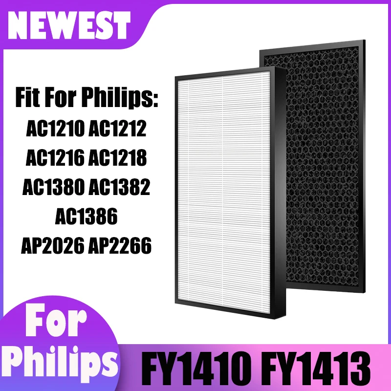 

For FY1410 FY1413 Replacement True Hepa Carbon Air Filter for Philips Air Purifier AC2729 AC1214 AC1215 AC1217 Series H13 Hepa