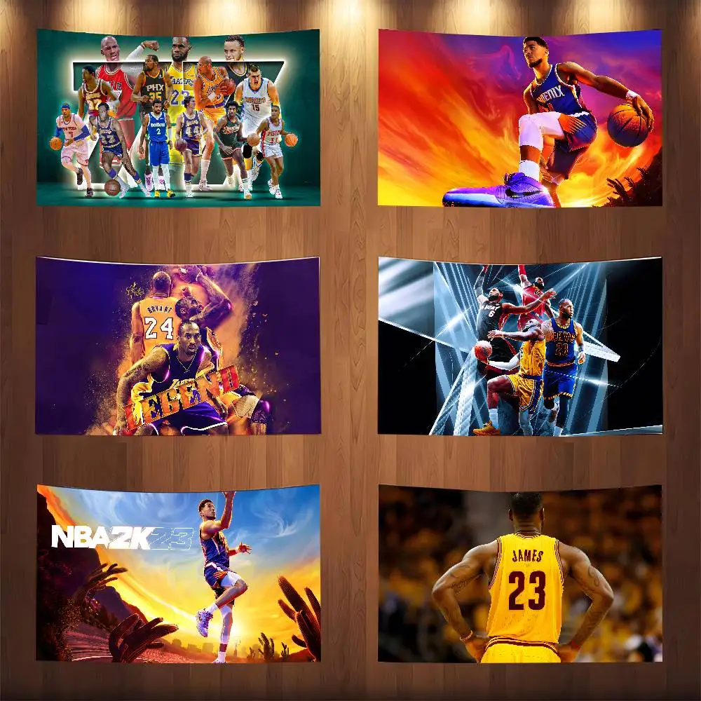 Basketball Star Number23 Flag Banner Tapestry Outdoor Decors Garage Decoration Funny Flags For Bedrooms Flaga