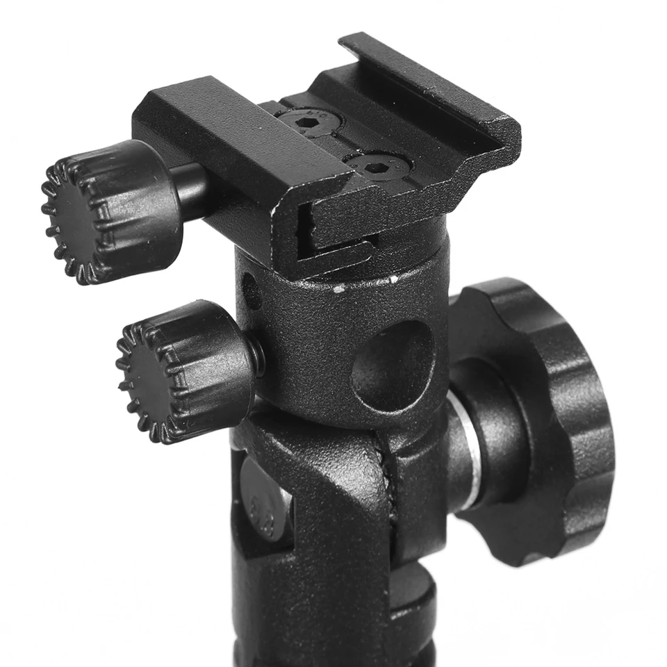 Universal Metal Hot Shoe Speedlite Bracket Hot Shoe Adapter Flash Holder and Bracket
