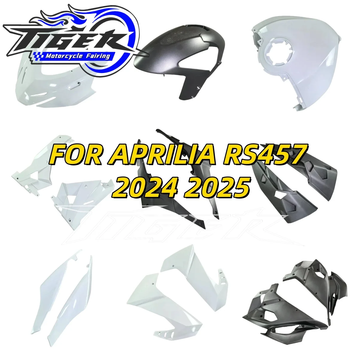 Motorcycle NEW Full Fairing Kits For Aprilia RS457 2024 2025 Bodywork Injection Molding Panels Set Painted Cowl abs Plastic