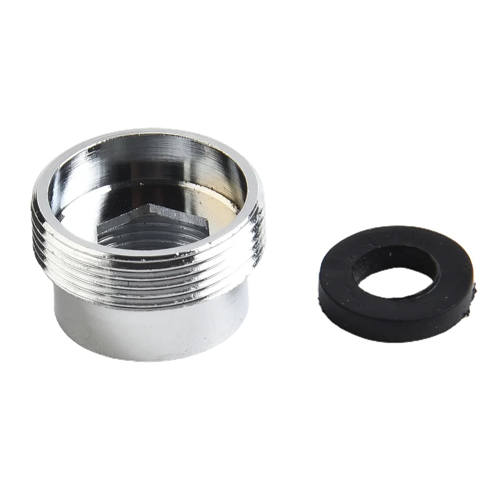 Metal Adaptor, Inside Thread Water saving Adapter, Faucet Aerator Connector, Suitable for Home, Office, School, Public Places