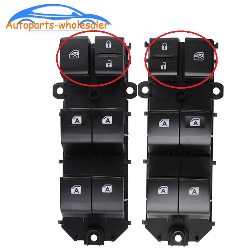 Botón de interruptor de ventana eléctrica 84040-0K011 84040-0K021 para Toyota Fortuner Hilux 4Runner 4 Runner Truck Innova Kijang 2015-2018