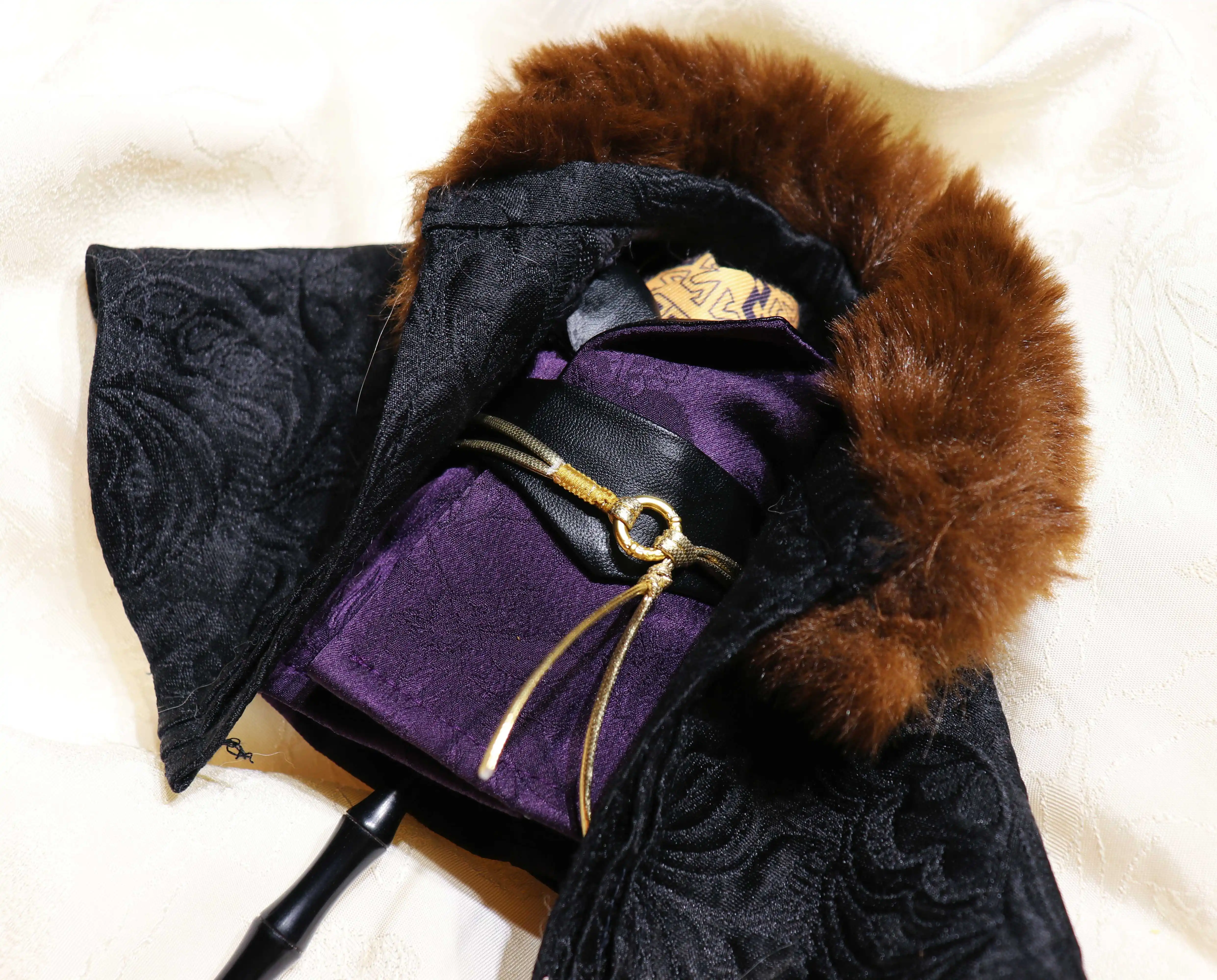 Vêtements de beurre vintage pour enfants, beau costume violet prairie, peluches trempées, accessoires en peluche, jouet anime, Prince Earl, 20cm