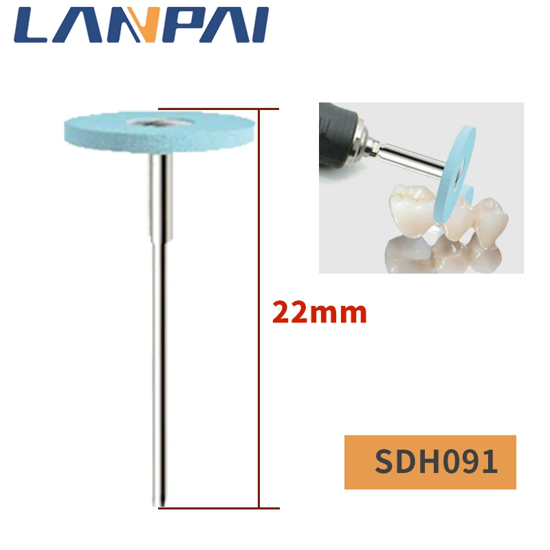 Lanpai Dental Rubber Diamond Polisher Kit Laboratory Polishing Wheel Disc For Zirconia Th0306 Dentistry Tool Hp Lab Instrument