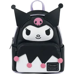 Loungefly Hello Kitty Kuromi Cosplay Adult Womens Double Strap Shoulder Bag Purse Mini Backpack