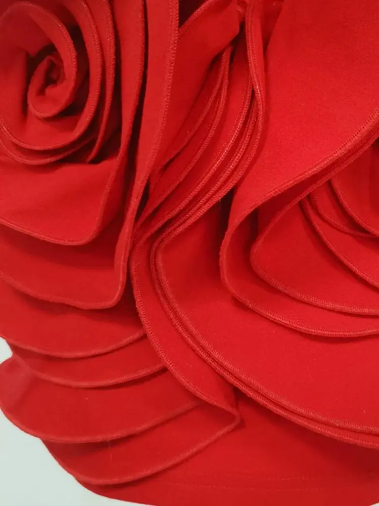 Modphy moda feminina 3d flor mini saias 2025 novos itens cintura alta envoltório hip cor sólida saia feminina