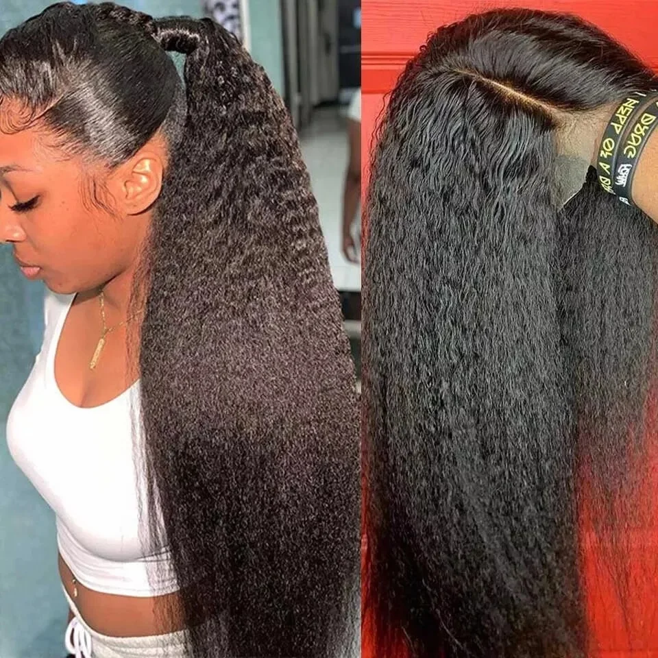 13 × 4 غريب مستقيم اللون الطبيعي الدانتيل الجبهة خصلات الشعر المستعار الإنسان شفافة قبل قطعها 220 الكثافة الدانتيل شعر مستعار أمامي للنساء 1B