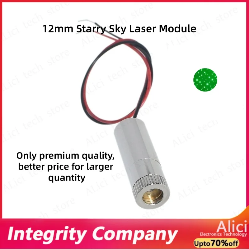 Green Starry Sky Laser Module 520nm 10mw Small Laser Module Indicator Locator 6mm 8mm 12mm New Product
