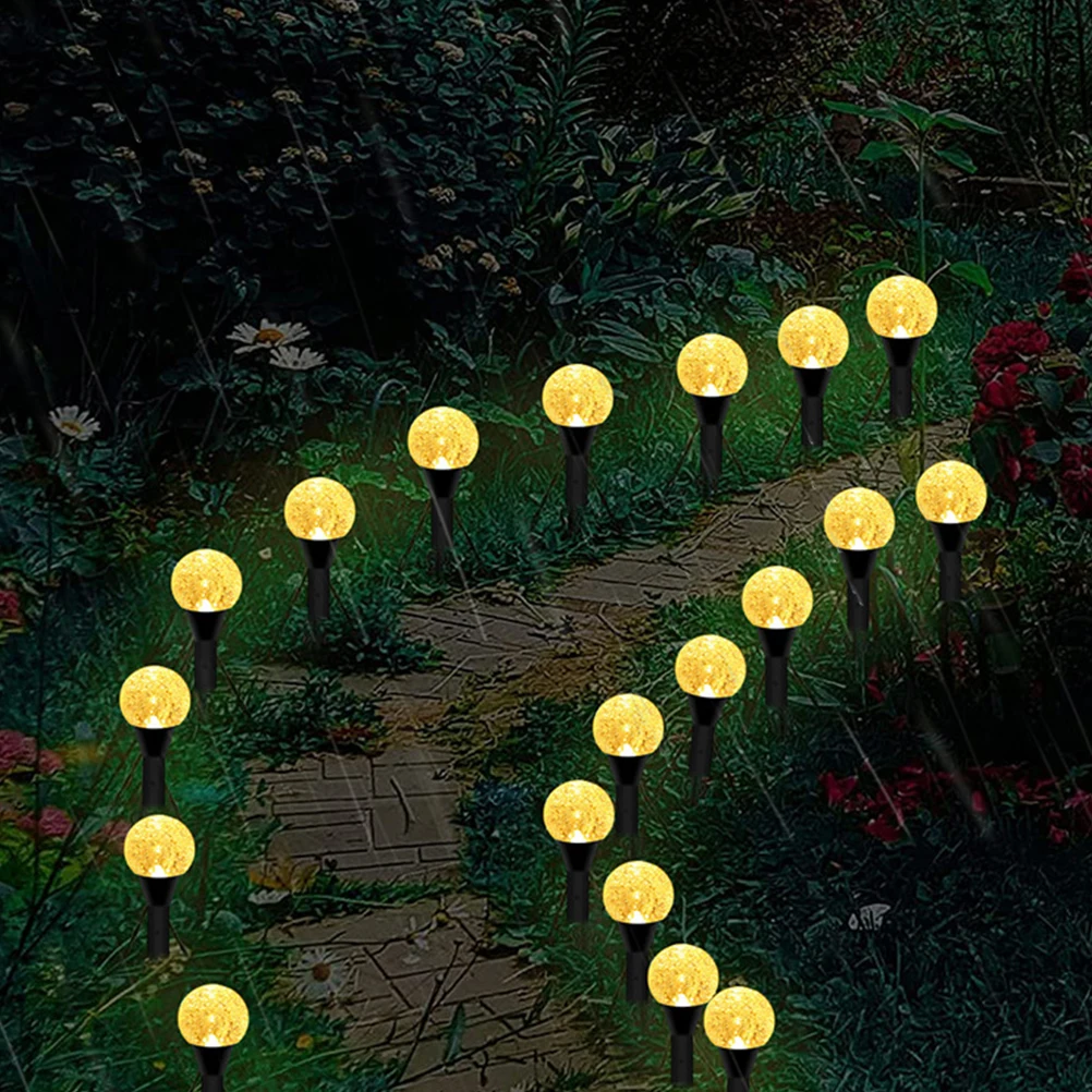 

Solar Garden Lights Outdoor Durable Safe Water Resistant Easy Install Courtyard Lawn Patio Yard Garden Pathway Driveway Lighting