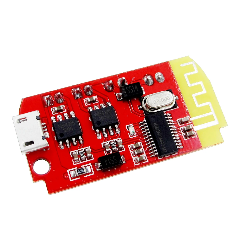 DC 3,7 В 5 В 3 Вт цифровой аудиоусилитель плата двойная двойная пластина DIY Bluetooth динамик модификация звука музыкальный модуль Micro USB