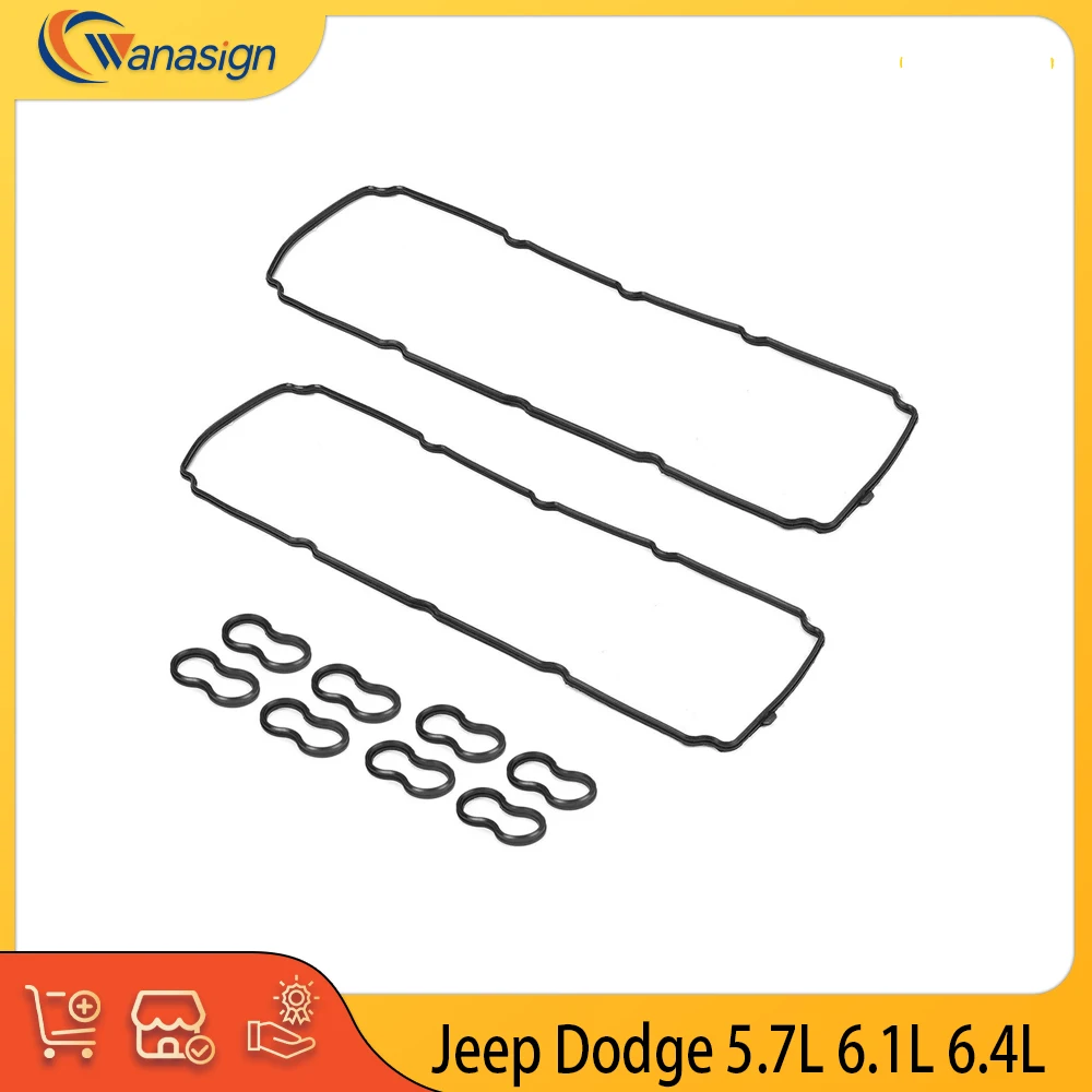 Juego de juntas protectoras de válvula de motor compatibles con GAS 5,7 L 6.1L 6.4L V8 para Chrysler Dodge Jeep Ram 2003-2014 vehículo 300 Challenger Durango