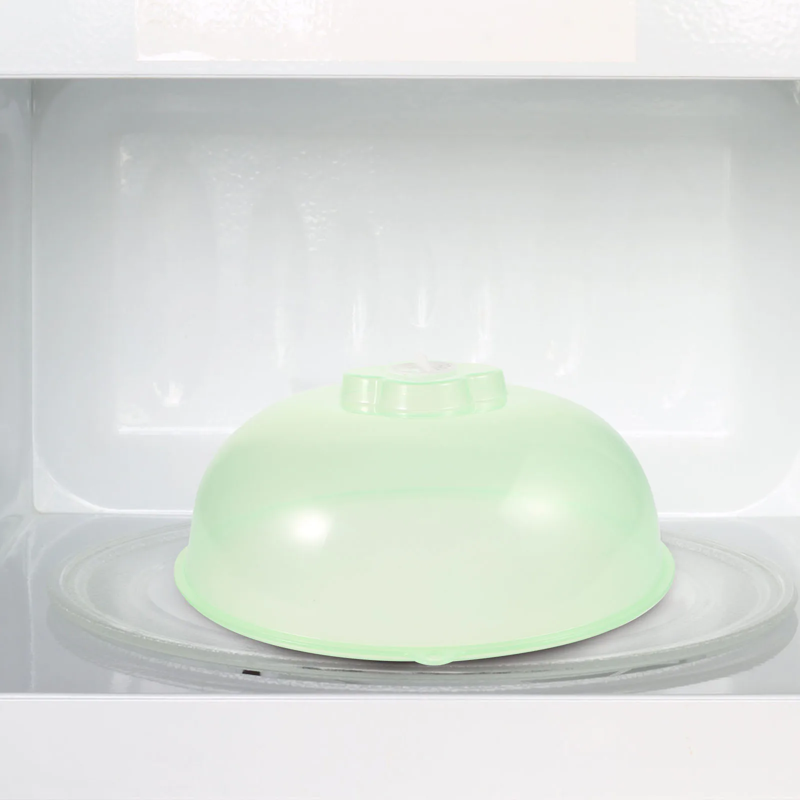 

Microwave Splatter Cover High-Temperature Resistant Transparent Lid Reusable Food Preservation Microwave Heating Splash Guard