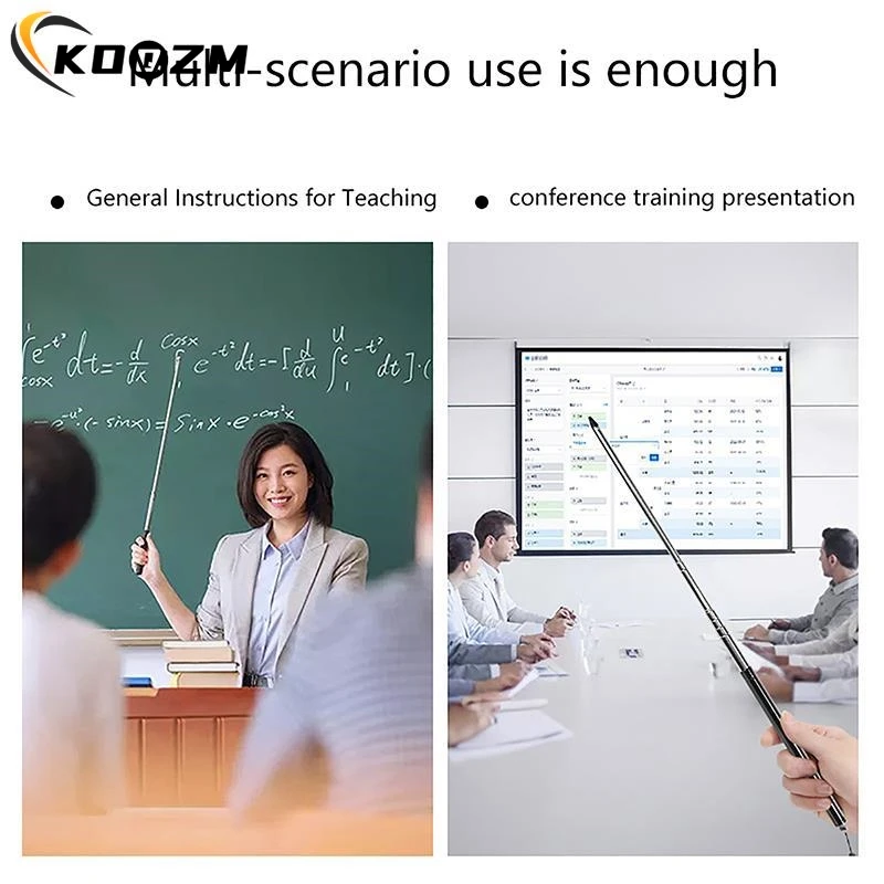 Pointer Stick Classroom Presentation Retractable Extendable For Presenter Handheld Telescopic Teaching Tool Vision Test Stick