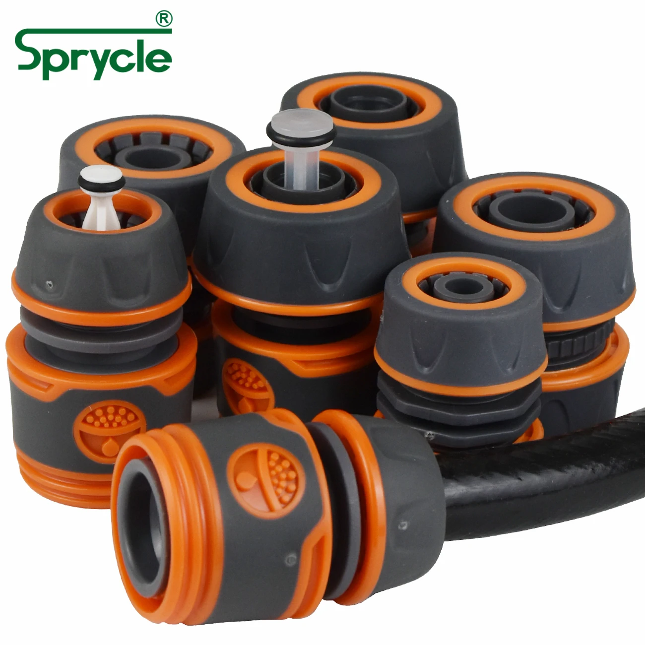 Sprycle 2pcs Garden Hose Quick Connector 1/2
