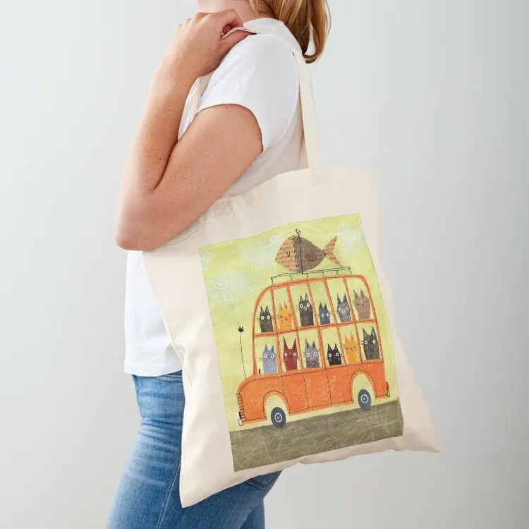 

SUSHI BUS Tote Bag Gift bags Lady bag custom canvas bag Big