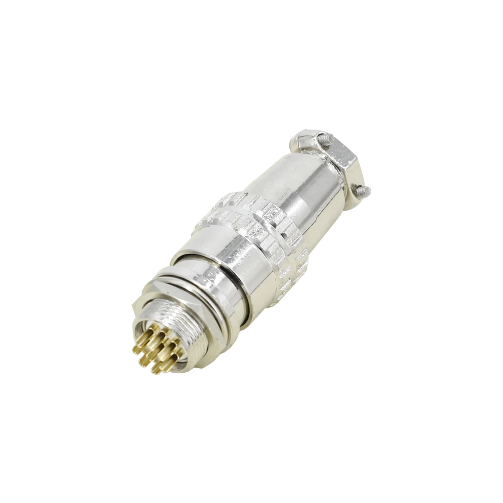 1 Set 12mm Reverse XS12-(2/3/4/5/6/7/8) Screw Aviation Connector Plug,XS12J2Y,XS12K2P,The aviation plug Cable connectors