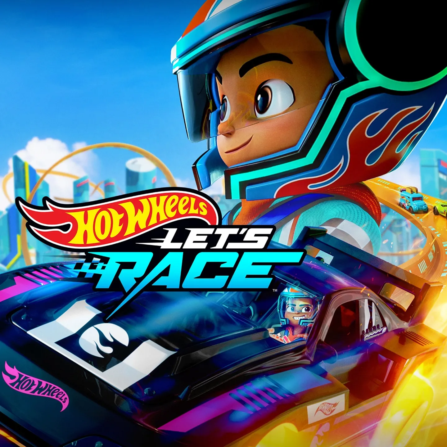 Hot Wheels Toy Car Hotwheels Super Car Toy Steam Type Let's Race Animation Same C4982 Toys For Boys