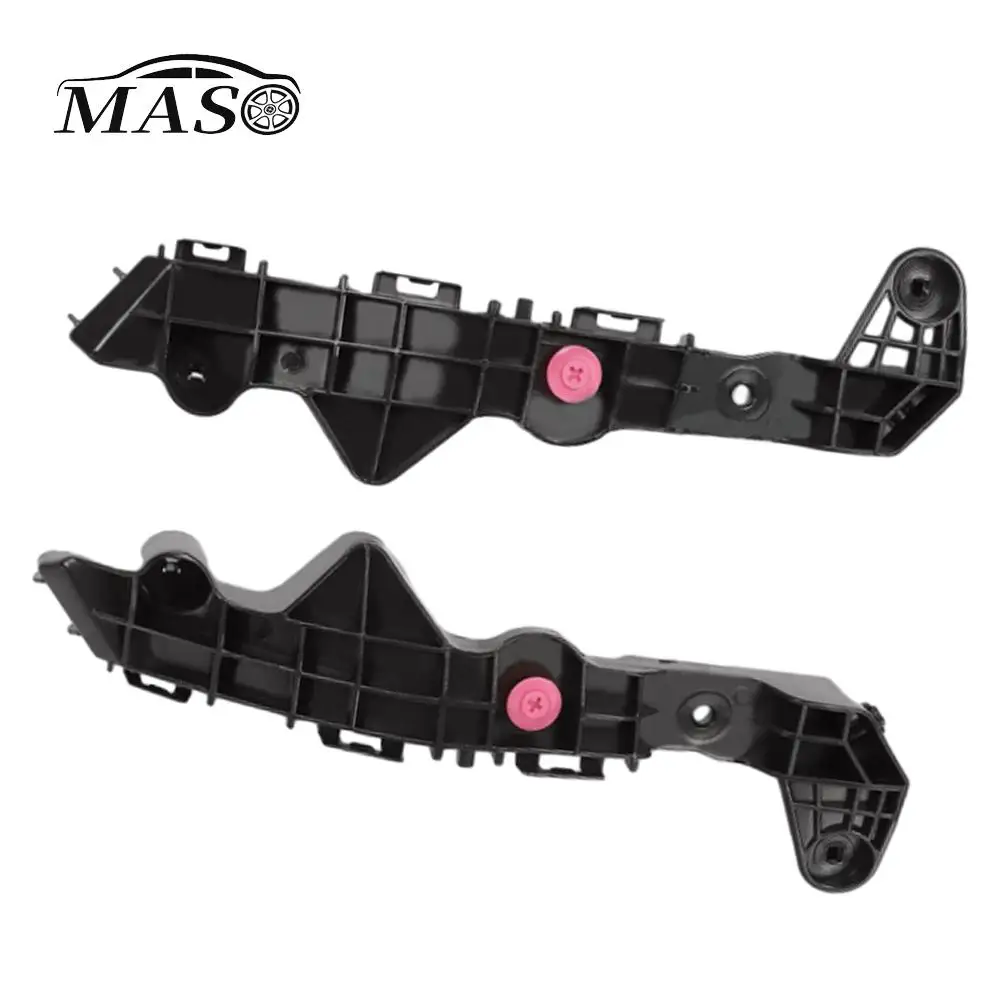 1 Pair Right Left Car Front Bumper Support Bracket Black for Lexus NX200t Base and F Sport 2015 2016 2017 5253578010 5253678010