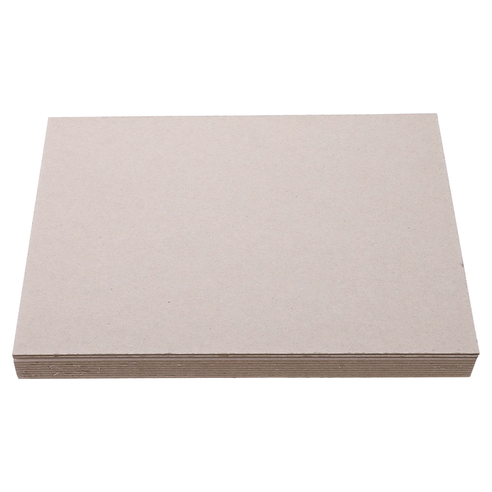 10 Pcs Gray Cardboard Sheets for Kids Projects Thickened Paperboard Craft Supplies Handicraft Material Lightweight