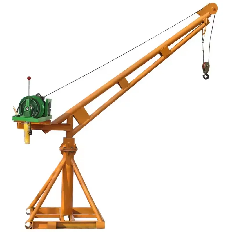 Building decoration loading outdoor crane household small lifting 1 ton 220v380v electric hoist lifting hoist