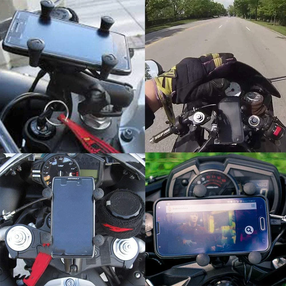 Support de caméra de téléphone pour moto, poignées de Navigation réglables pour Yamaha R1 R6 BMW-S1000RR Honda F5 CBR650F