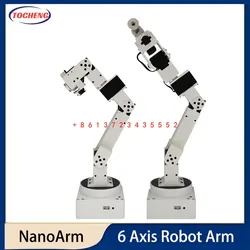 Manipulateur ROS intelligent à six axes CharacArm, robot d'enseignement de préhension visuelle, planification de mouvement, nouveau