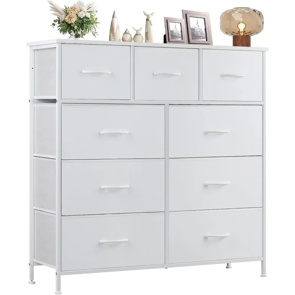 

Dresser with 9 Drawers, Storage Unit Organizer Chest for Clothes, Tall Dressers & Chests of Drawers for Bedroom, Hallway