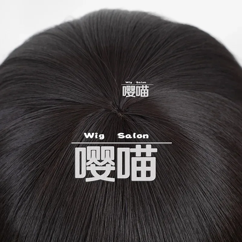 2025 aaa Anime Cosplay Wig Short Black Ponytail Clip Nico Yazawa Heat Resistant Synthetic Hair Halloween Wigs +