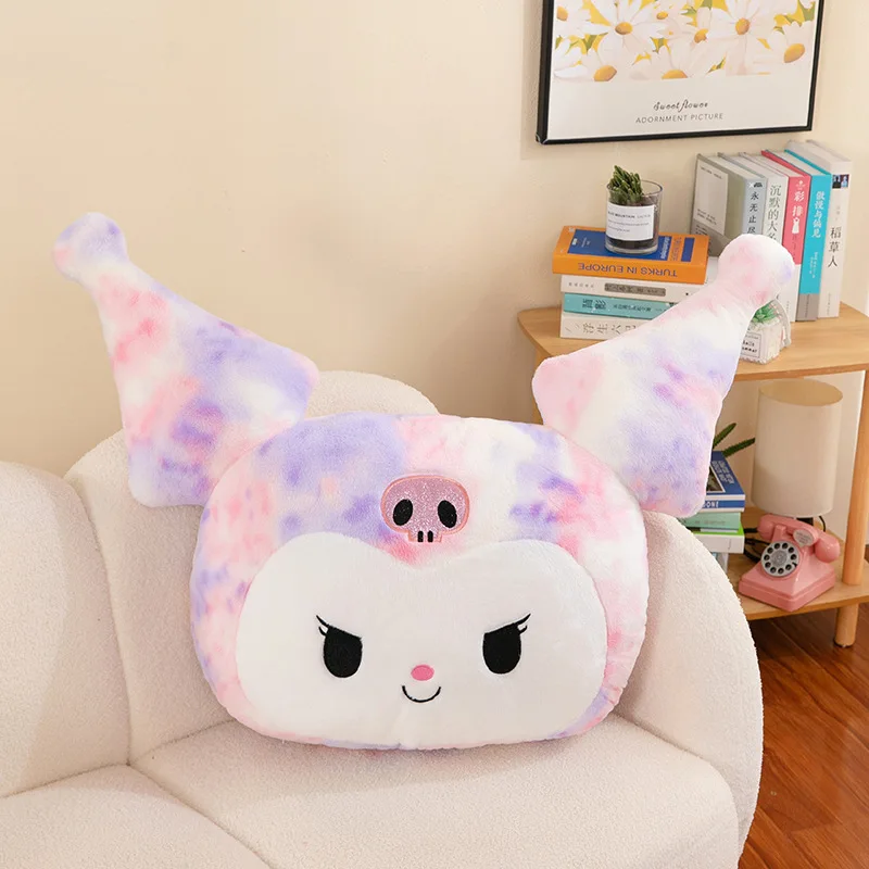 Sanrio 70 cm Kuromi Knuffel Zacht Knuffelkussen Knuffels voor Kinderen Verjaardag Kerstcadeau Schattig Kantoorkussen Pop Sofa Decor