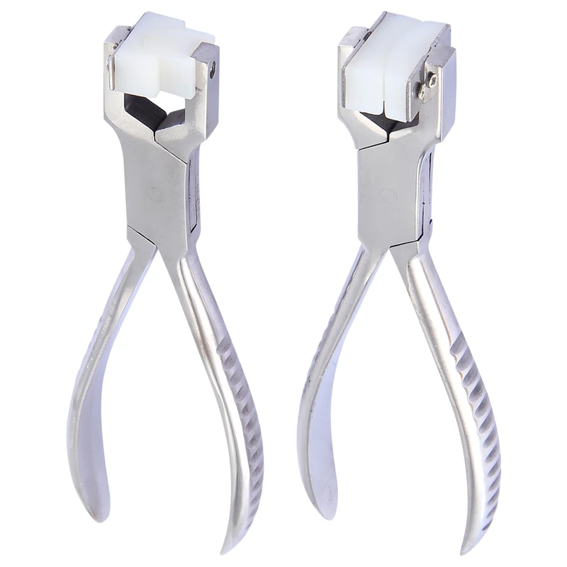 2 Pcs Ring Making Kit Chain Nose Pliers Bending And Wrapping Metal Tool Stainless Steel Ring Bender Ring Bending Tool