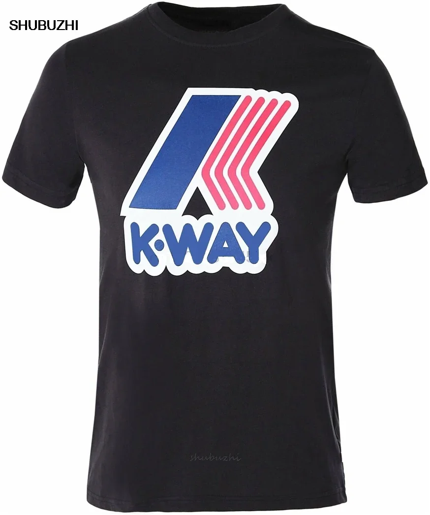 K-Way MenS Slim Fit Pete Macro Logo T-Shirt Cool Gift Personality Tee Shirt fashion t-shirt men cotton brand teeshirt