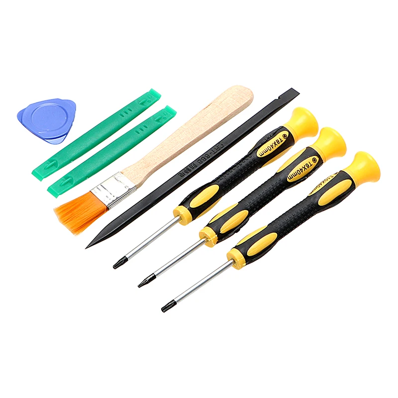 8 buah/set Obeng Torx T8 T6 T10 H35 untuk Xbox One Xbox 360 PS3 PS4 Kit alat perbaikan obeng alat pembuka