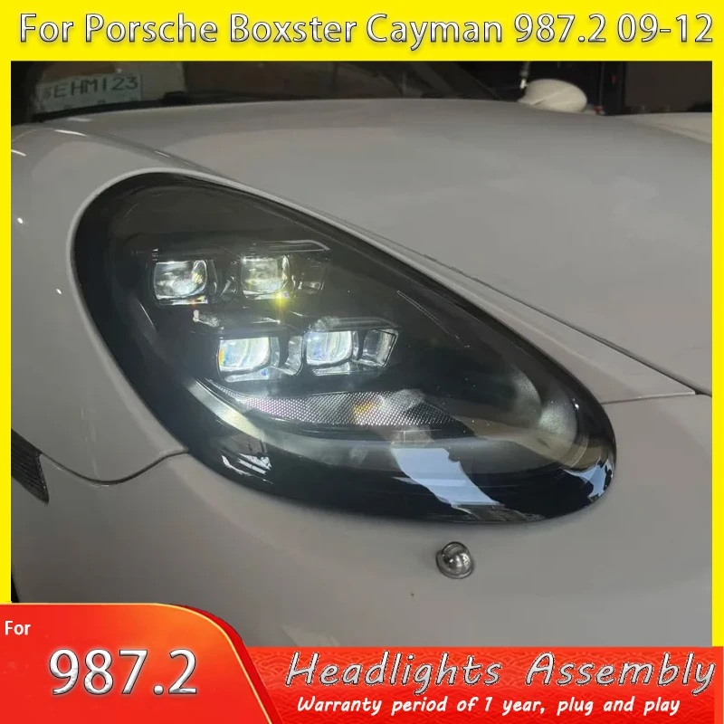 

Headlamp For Porsche Cayman Boxster 987.2 2009 2012 Models Upgrade High Quality LED Head Lights 2025 Matrix Headlights Head Lamp