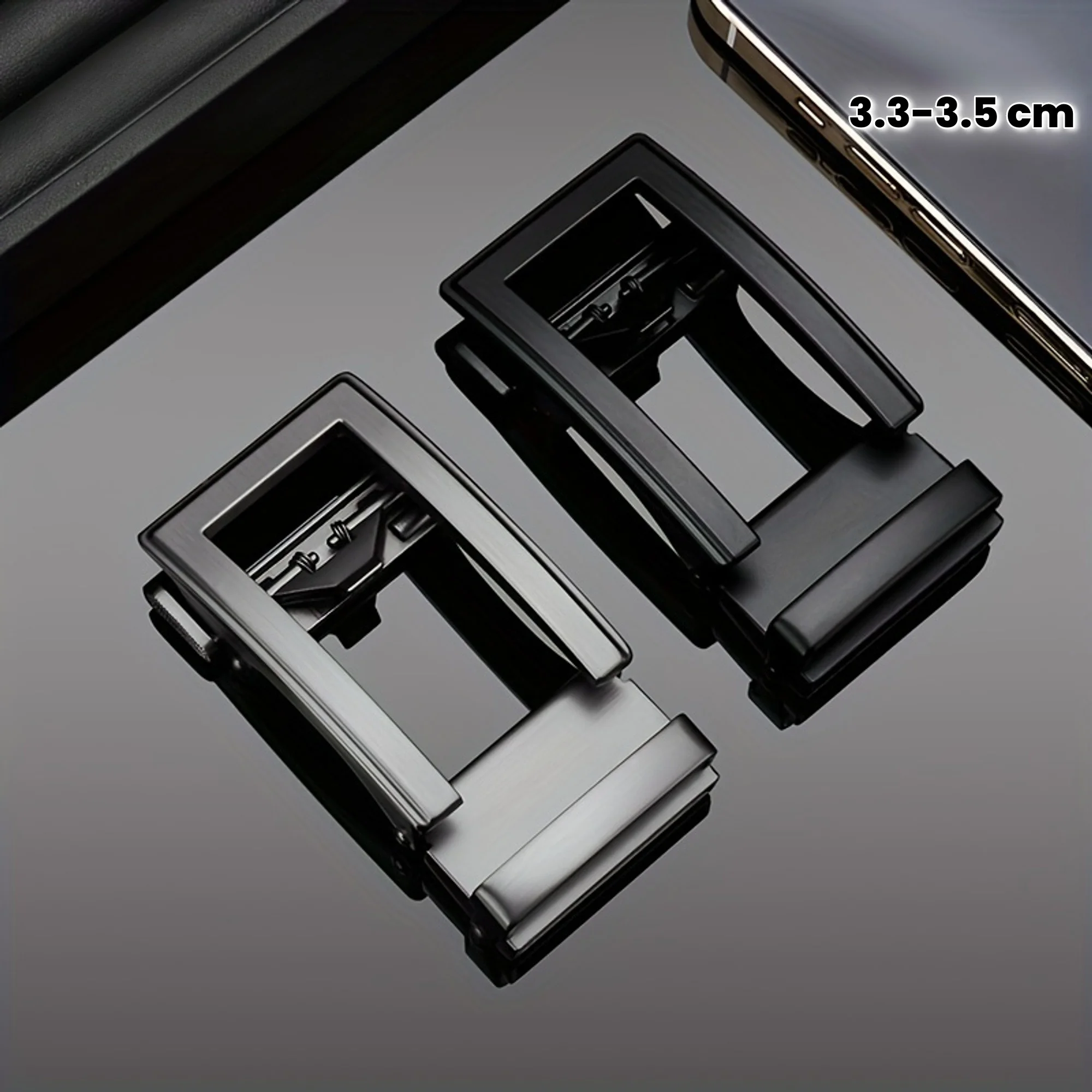 

Мужская автоматическая пряжка из сплава, модная пряжка для ремня 3,5 см, простая автоматическая пряжка для делового и повседневного стиля, высококачественная головка пряжки