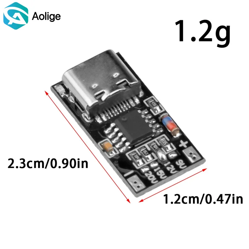 

5PCS PD/QC/AFC TYPE-C Decoy Board - PD3.0/PPS/QC4+ Fast Charge Trigger, 9-20V Adjustable