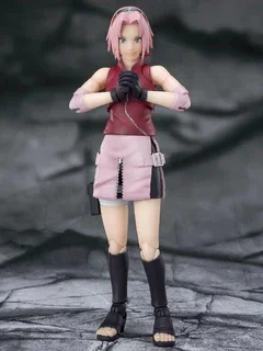 In Stock BANDAI S.H.Figuarts Haruno Sakura The Successor of Master's Unyielding Will Anime Action Figure Toys Collectible