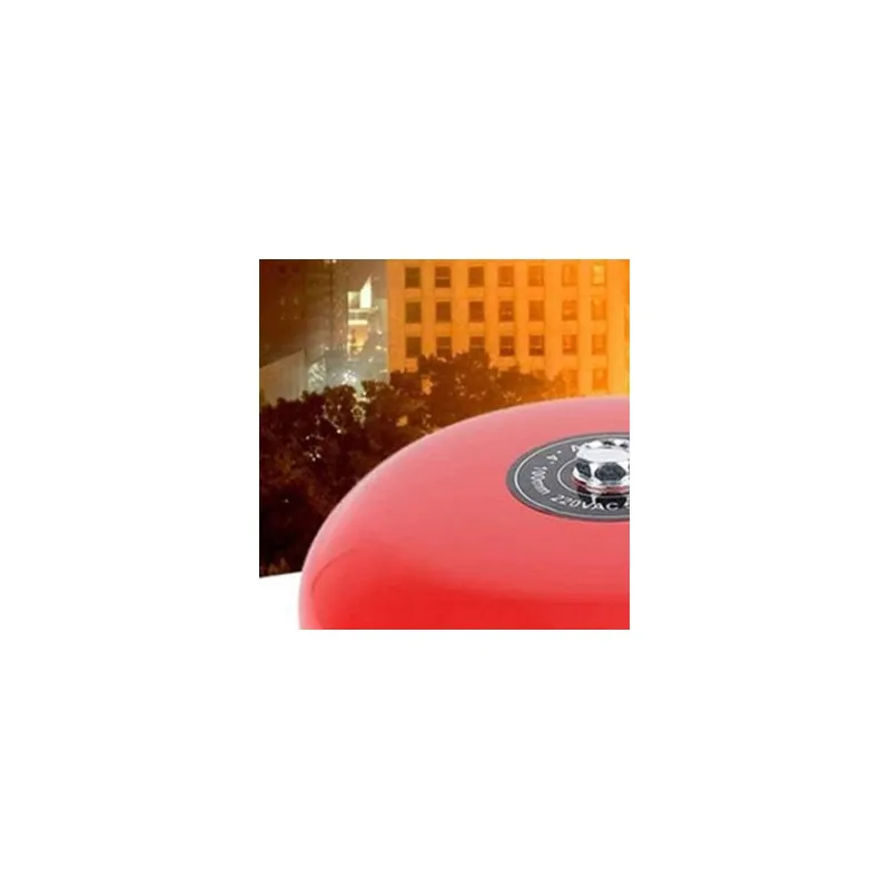 4 Inch Internal Strike Type Electric Bell AC 220V Fire Alarm Resettable Pull Station Internal Strike Alarm Bell 100db
