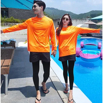 여성용 UV 자외선 차단 셔츠 및 레깅스, 비키니 야외 공연, 긴 소매 래쉬가드, 하이킹, 수영, 낚시, 서핑용 