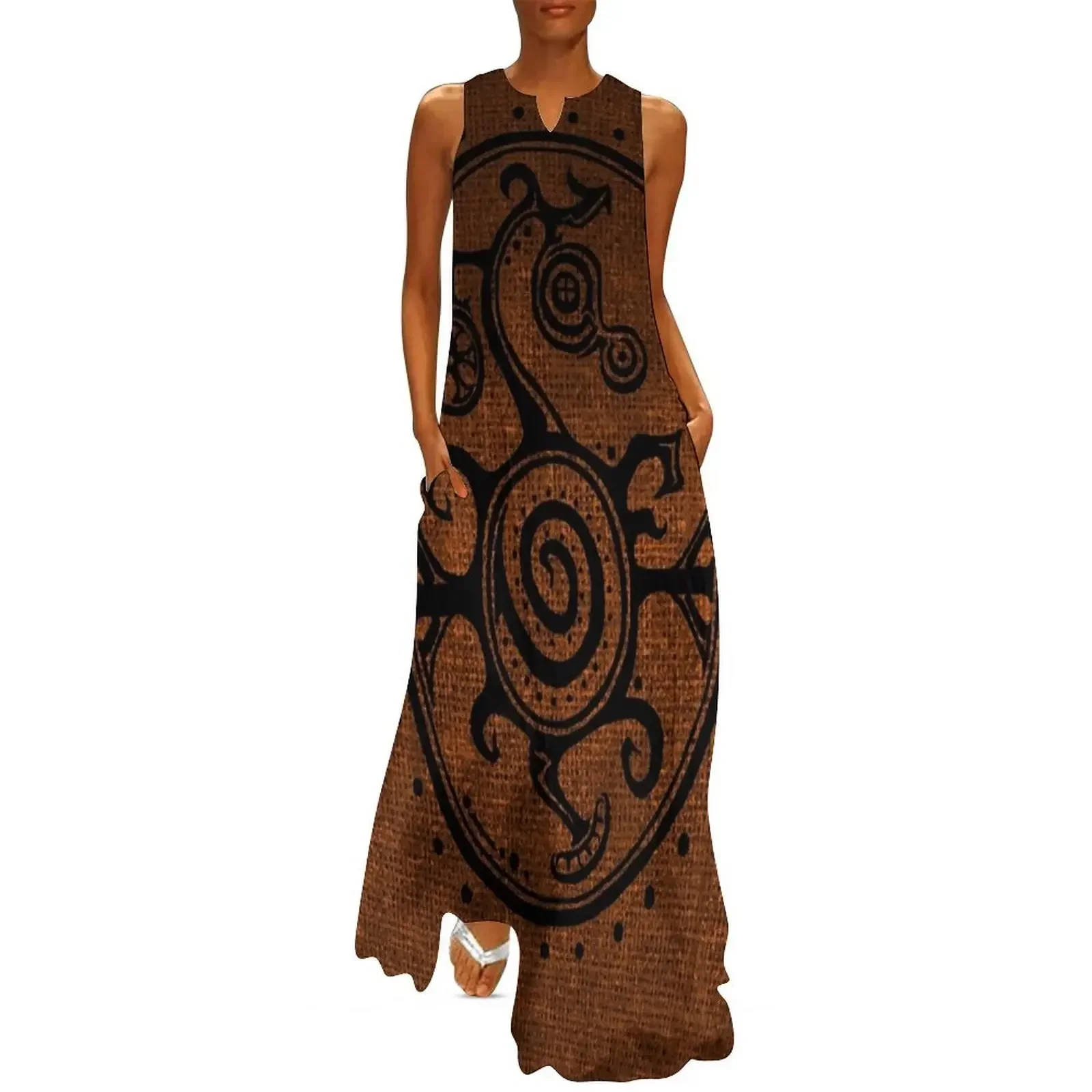 

TES Tapestry 10 - House Telvanni Long Dress chic and elegant evening dress luxury woman evening dress