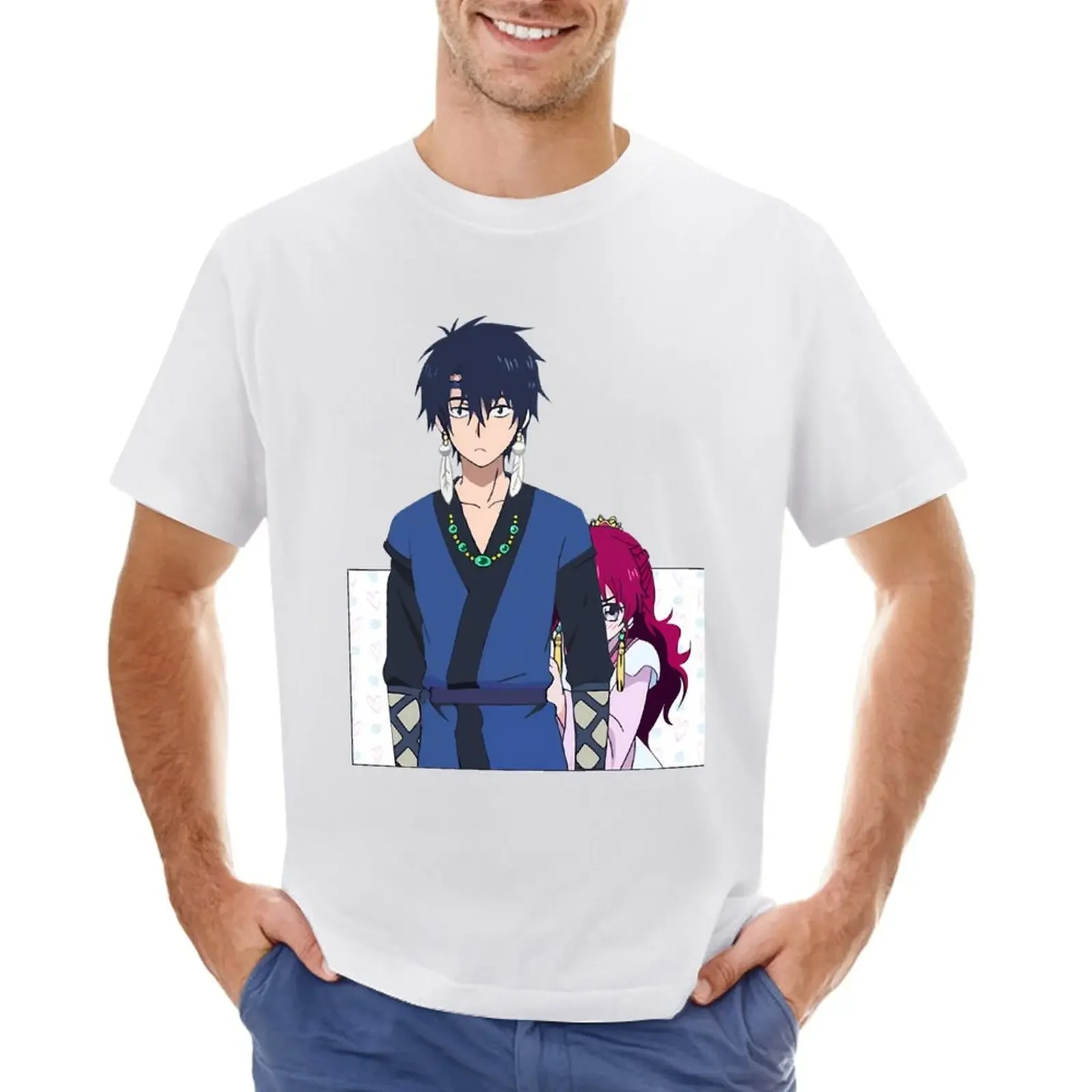 Akatsuki no Yona -Yona Anime T-shirt oversizeds kawaii clothes mens white t shirts