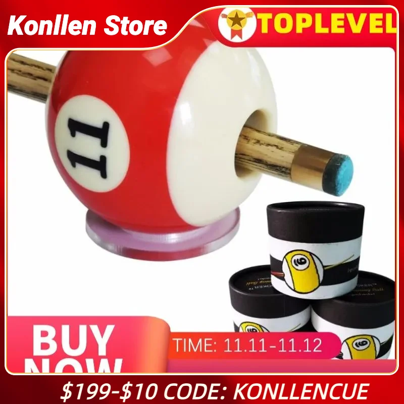 

Pool Game Billiard Practice Ball Snooker Training Ball Black Eight-Bar Practice Trainer Billiard Gift Portable Creative Gifts