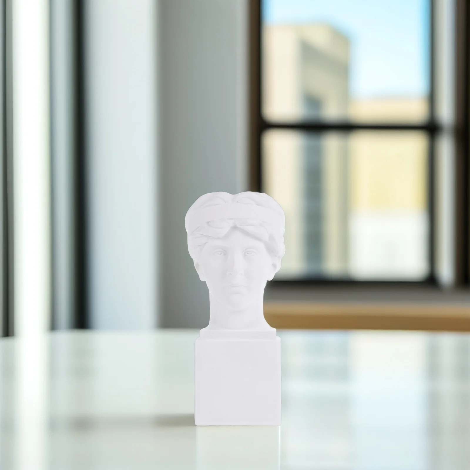 

Chic Art Portrait Flowerpot Resin Indoor Decorative Vase Imitation Plaster Texture Home Garden Office Decoration