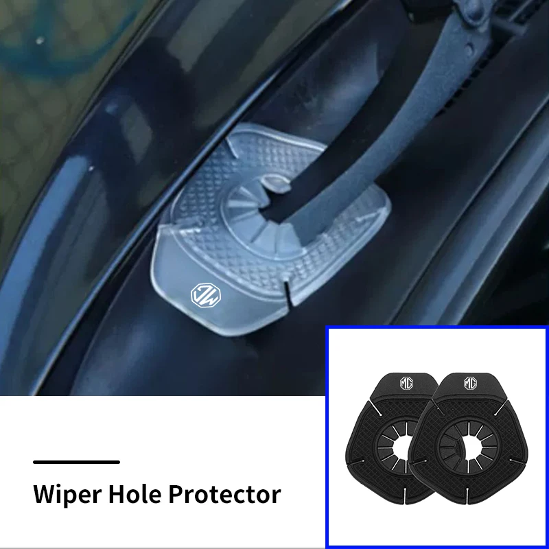 2PC Car Windshield Wiper Protective Cover Dust Wiper For Morris Garages MG 6 3 5 7 TF ZR ZS HS GS GT Hector RX5 RX8 350 550