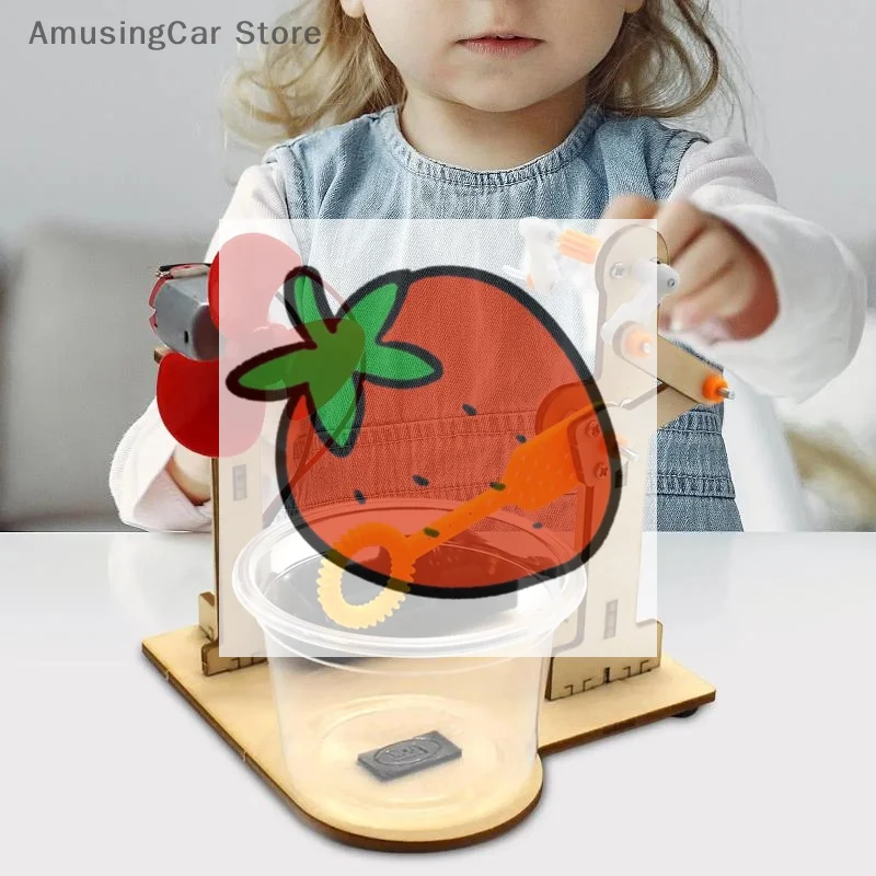 Leren speelgoed voor kinderen - DIY houten bellenmachineset voor wetenschappelijke experimenten