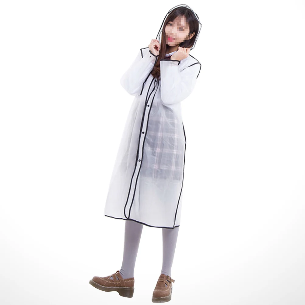 

Adult Raincoat Waterproof Reusable Rain Poncho For Outdoor Travel Hiking Camping Fishing Theme Parks School Water Rides Portable