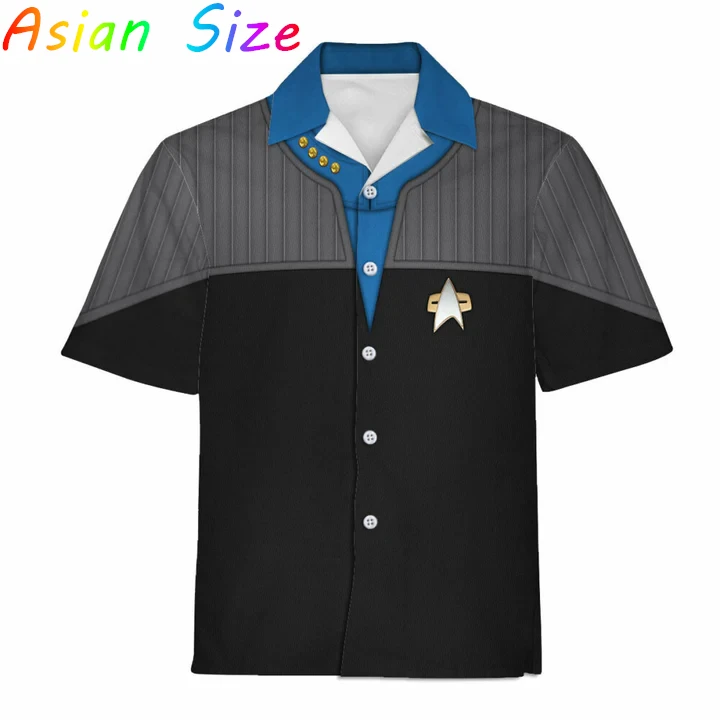 

New Fashion Creative Interstellar Fans 3D Print Shirts Simple Personalized Casual Cosplay Short Sleeve Camisa Men Women Blouses