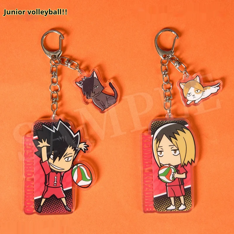 Anime Volleyball Youth Double Sided Acrylic Keychain Pendant Accessories Pendant Cosplay For Acrylic Keyring Birthday Gift