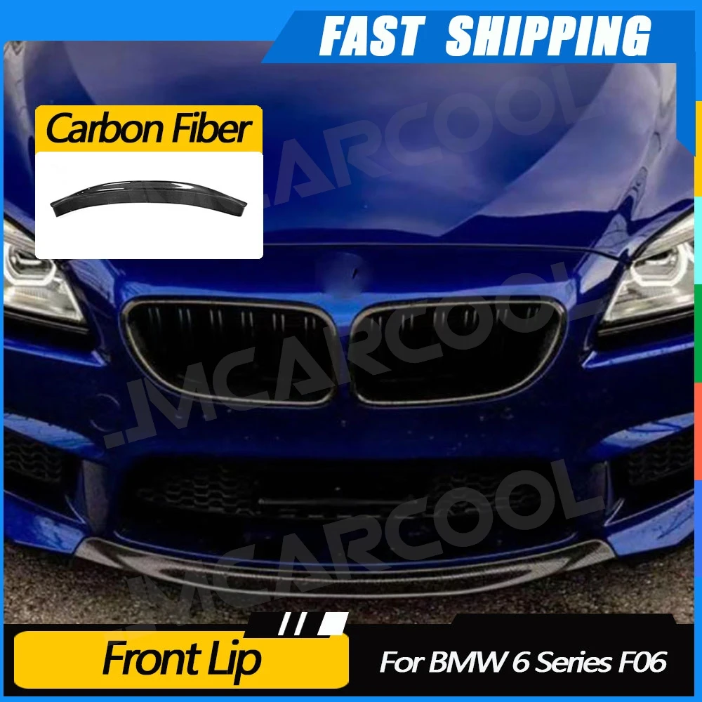 

JMCARCOOL Dry Carbon Fiber Front Bumper Lip Spoiler Fit For BMW 6 Series F06 F12 F13 M6 2013 2014 2015 2016 2017 2018