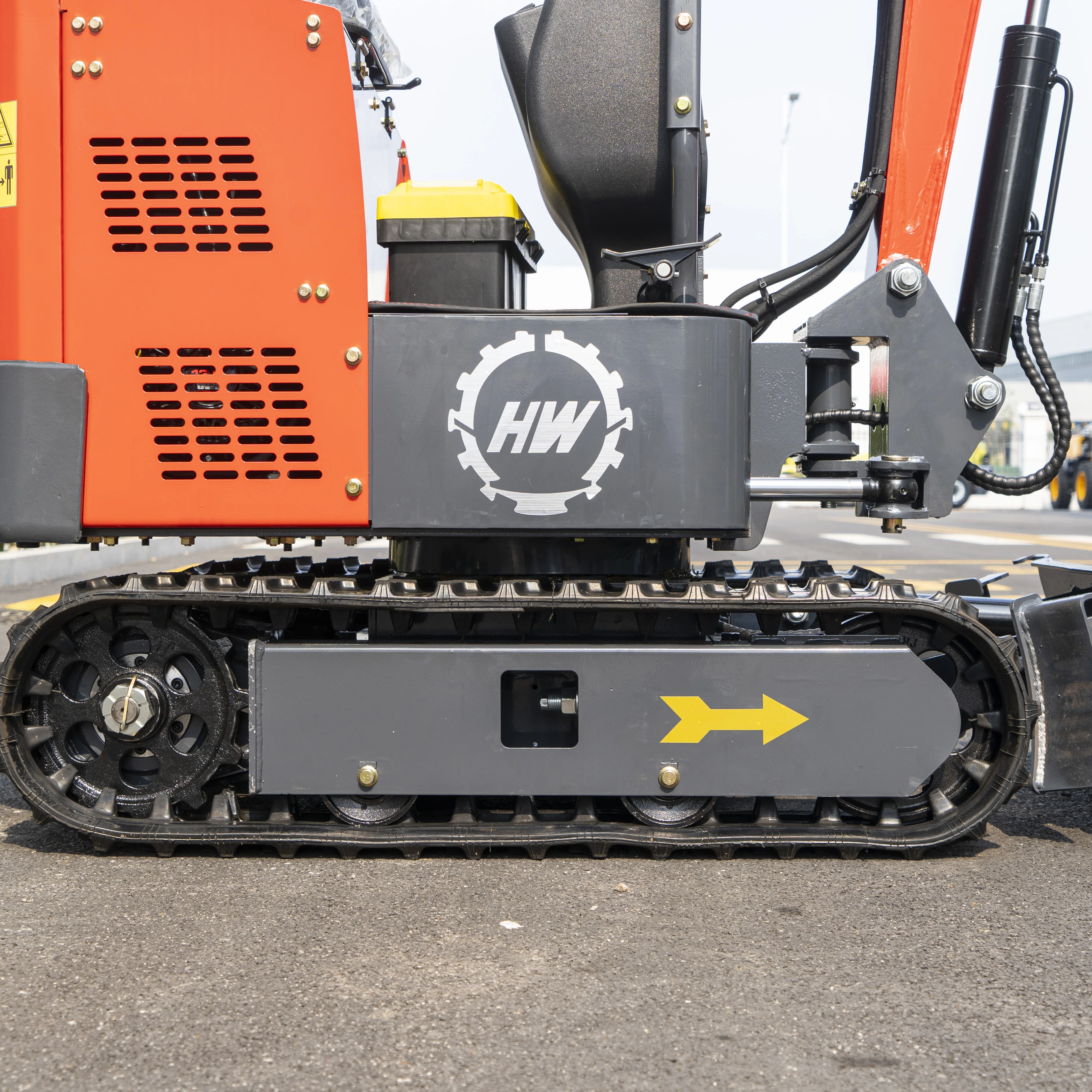 รถขุดไฮดรอลิกแบบตีนตะขาบ HW-15 ขนาด 1.5 ตัน เครื่องยนต์ดีเซล รถขุดขนาดเล็ก รถแทรกเตอร์ขุดขนาดเล็กจากจีน รถขุดขนาดเล็กสำหรับงานก่อสร้าง อุปกรณ์ก่อสร้างแบบกำหนดเอง