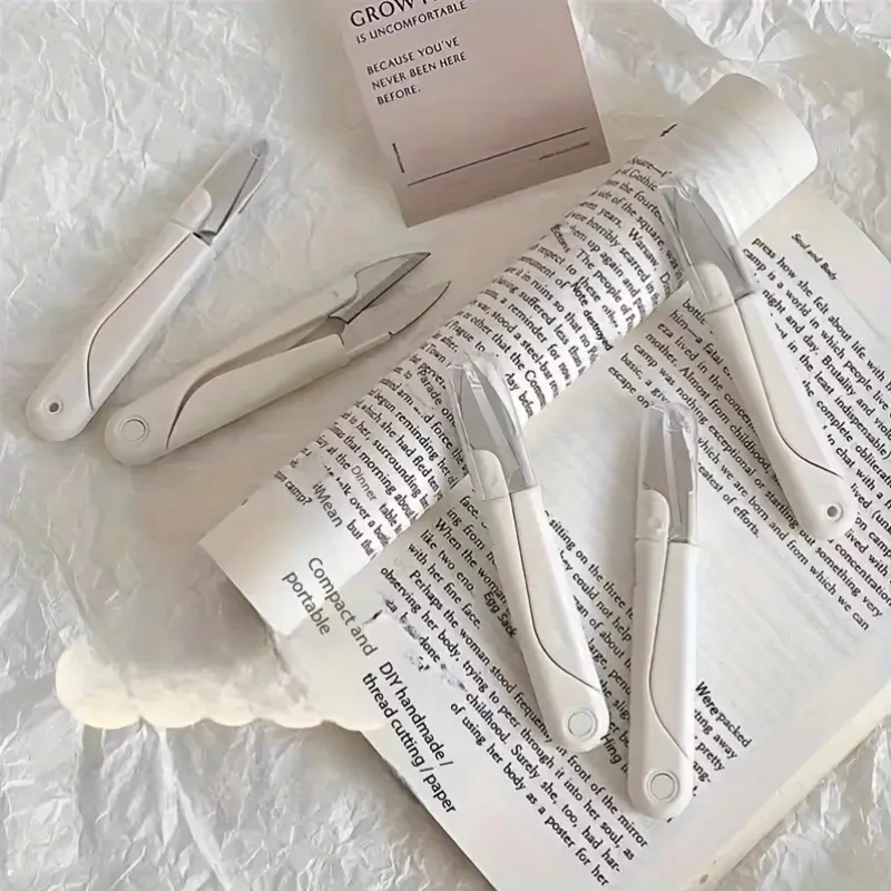 1/5 pcs Household U-shaped scissors for trimming thread ends, cross-stitch scissors, sewing thread scissors, craft scissors